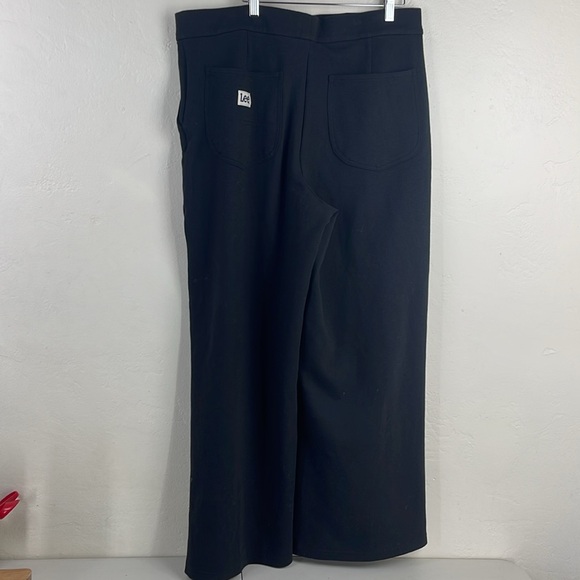 Lee Women's Lee Layers wide leg High Rise Pull On Pant Sz 18 medium black - Picture 5 of 14